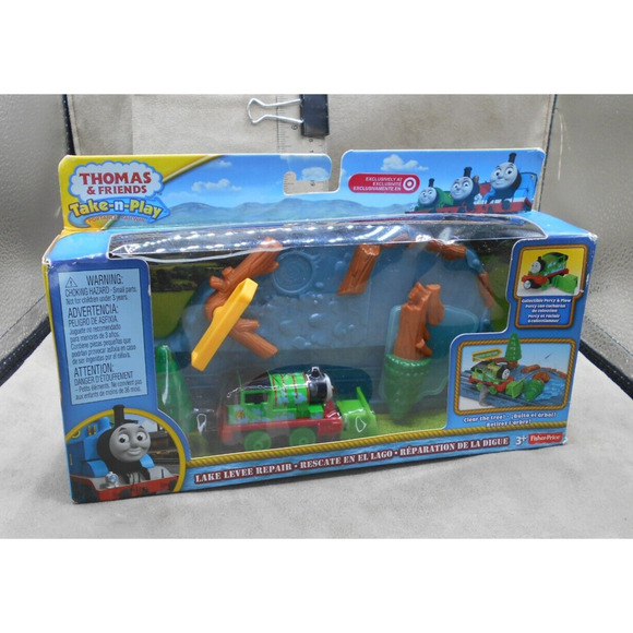 Fisher Price 2014 Thomas & Friends Lake Levee Repair w/Percy Train NIB - Picture 2 of 8